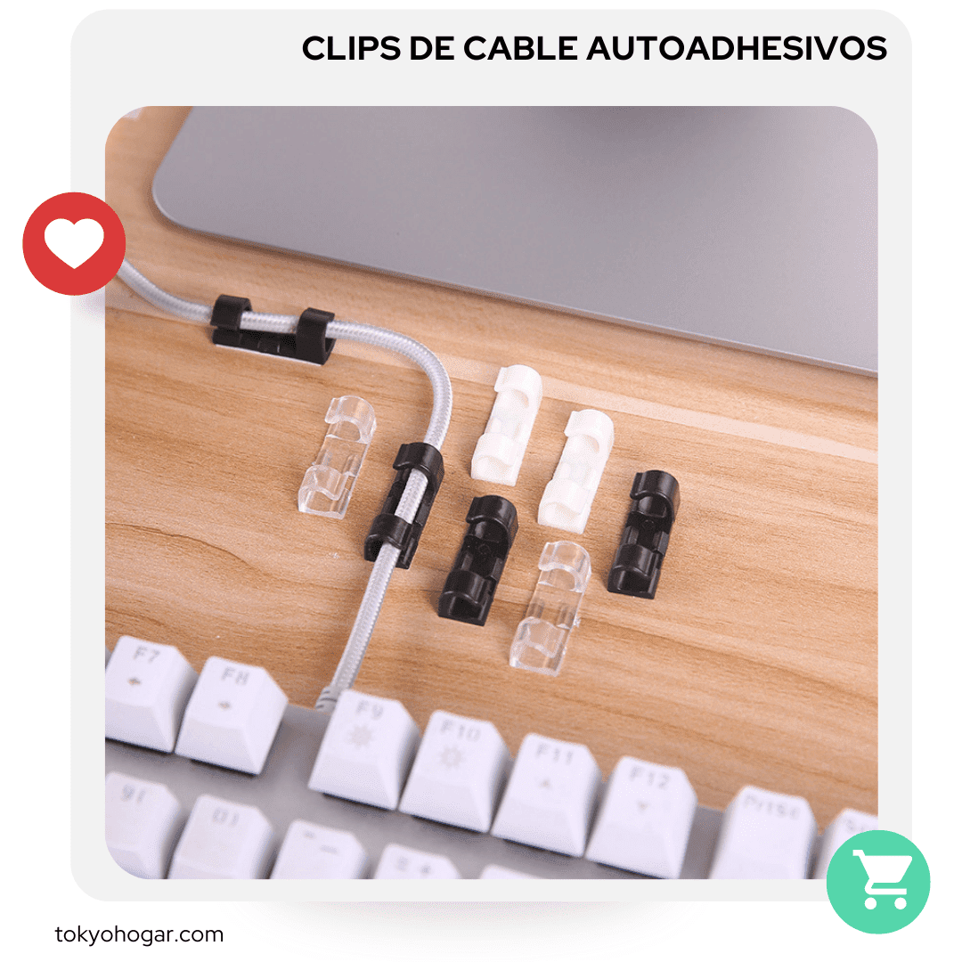 Clips Organizador de cable