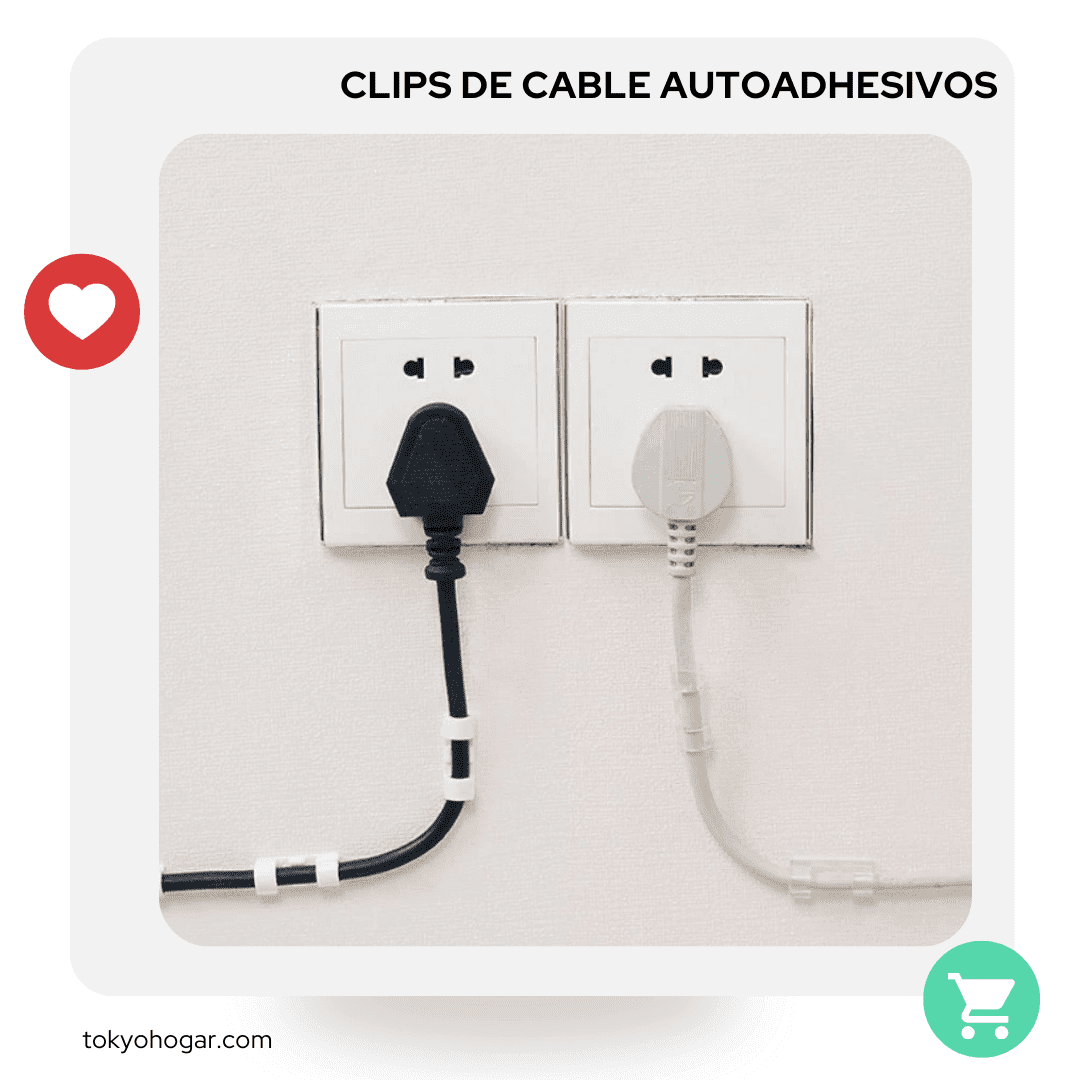 Clips Organizador de cable