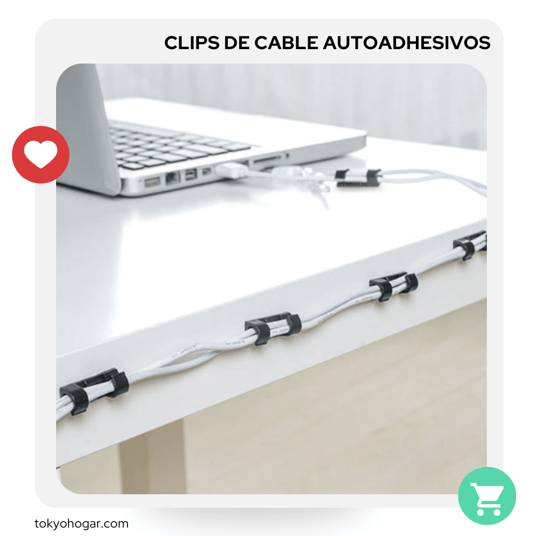 Clips Organizador de cable