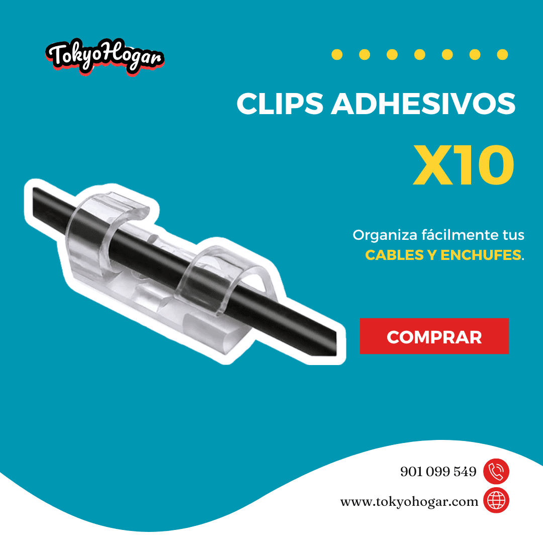 Clips Organizador de cable