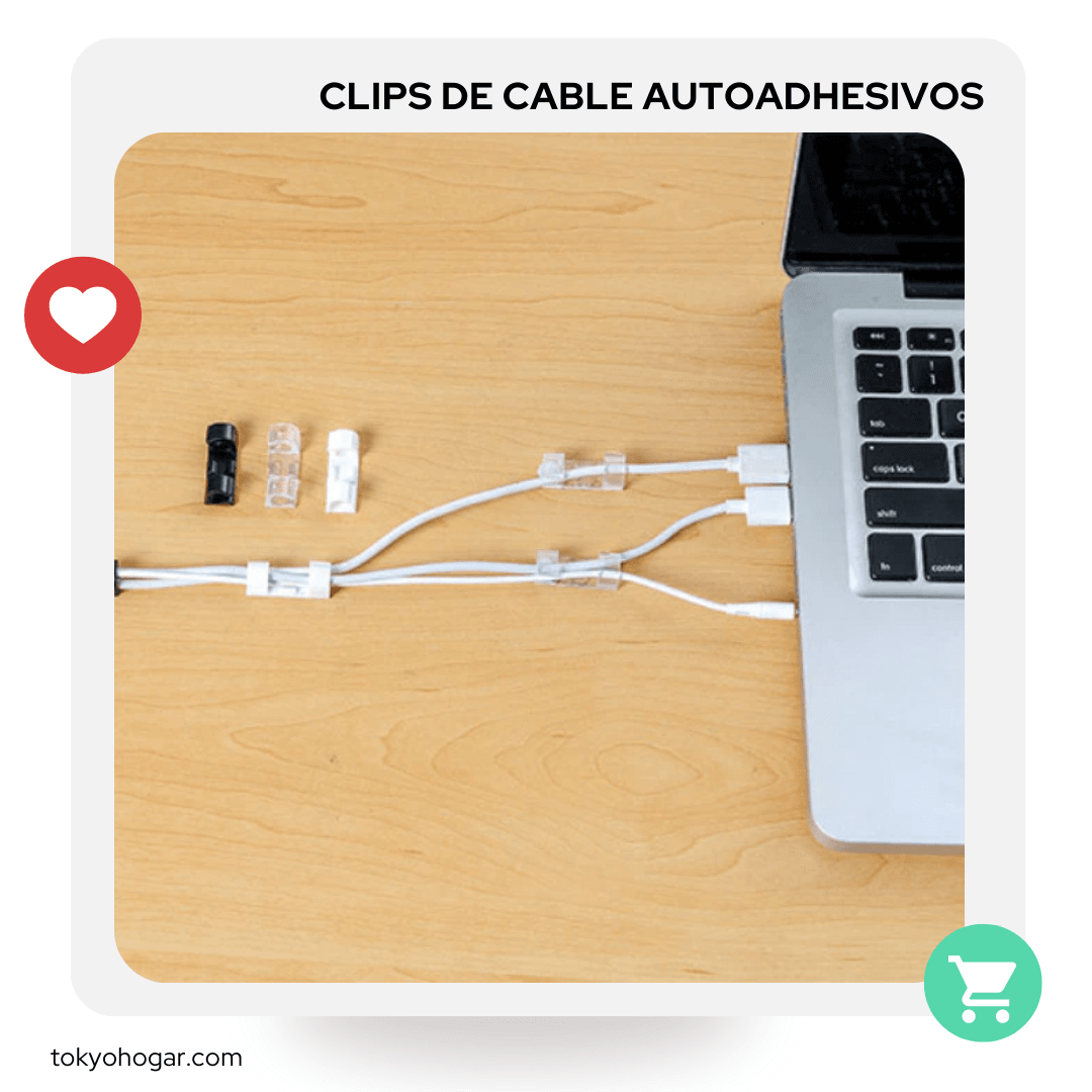 Clips Organizador de cable